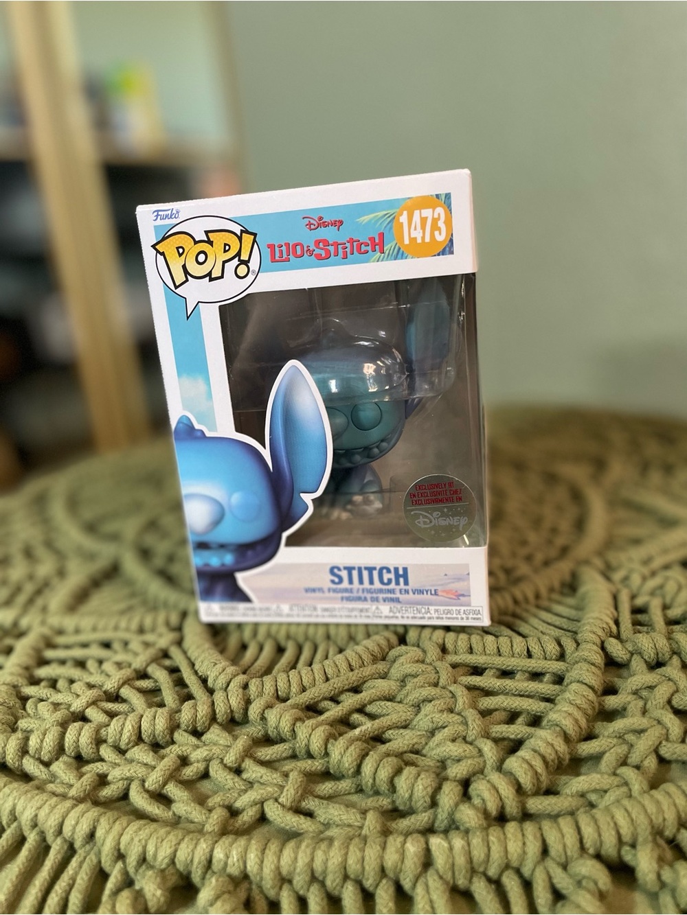 Disney Blue Stitch Collectible Vinyl Figure